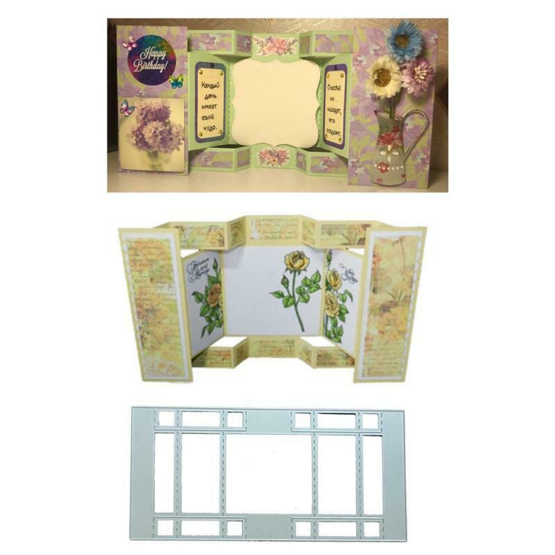 Greeting Cards Metal Cutting Dies Stencil DIY Scrapbooking Album Paper Card Mold