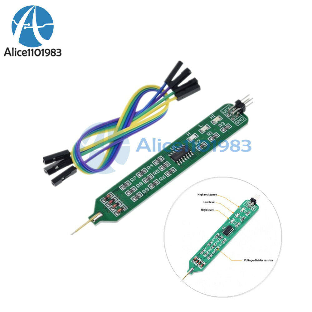 Logic Tester Pen Level Tester Digital Circuit Debugger Convenient 5V/3.3V  Board