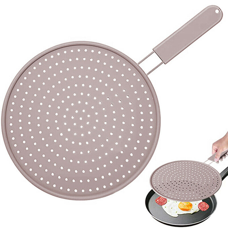 Nonstick Oil Grease Pan Lid Oil-Proof Splash Cover Frying Protection  WLD TL