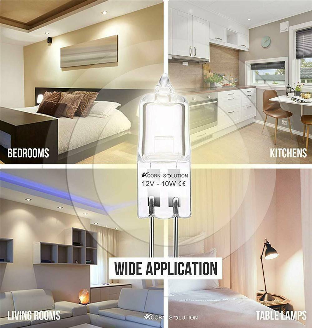 Wholesale G4 Base JCD Halogen Light Bulb 120V 20W 20 WATT 10 Pcs