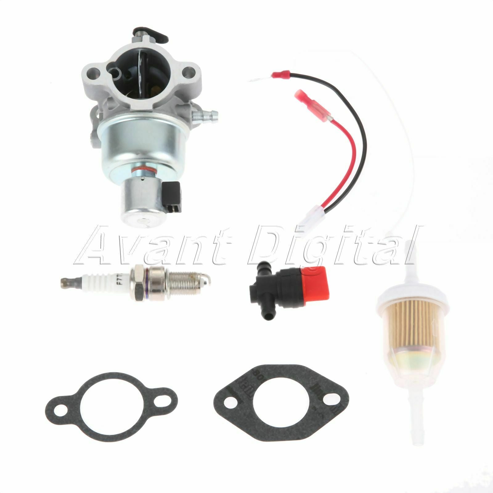20-853-33-S Carburetor + Fuel Filter Fit For Kohler Courage Series SV470 SV480