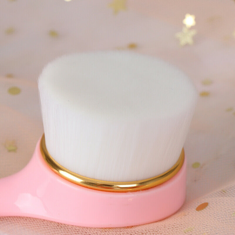 Fiber Face Clean Wash Facial Pore Deep Cleansing Mild Brush Soft Handle B.l8