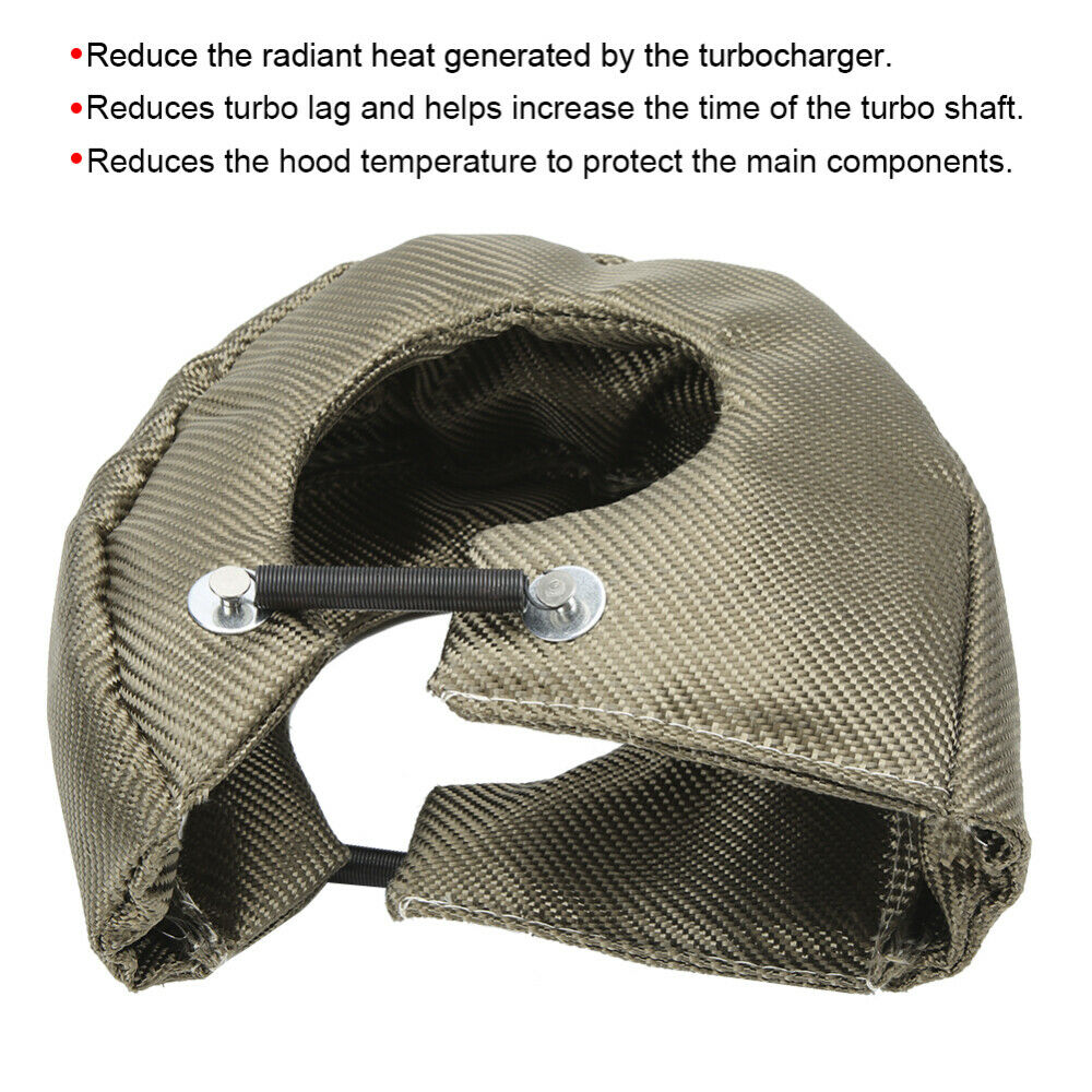 Turbo Engine Shield Cover Barrier Turbocharger Protective Cover Wrap new