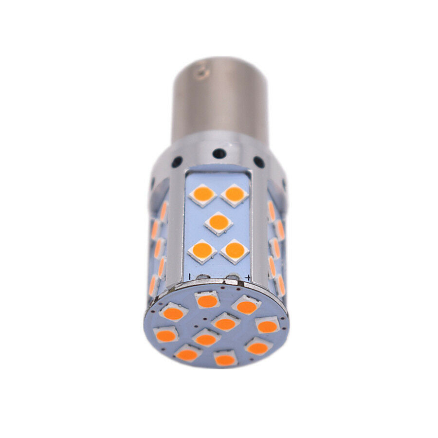 2Pcs 21W High Power Amber BAU15S 7507 PY21W LED Bulbs For Car Turn Signal Lights
