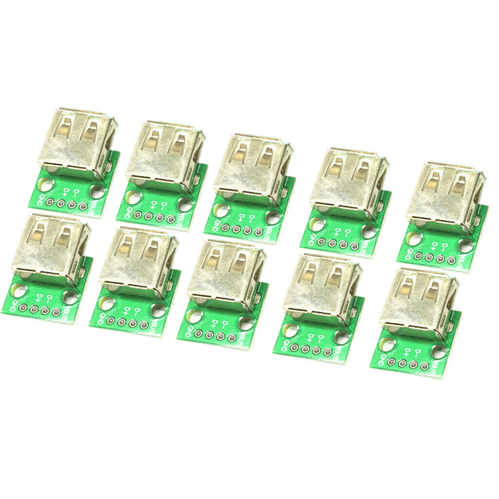 10 x micro 4 pin USB 2. 0 head for DIP connection with overcharge protection