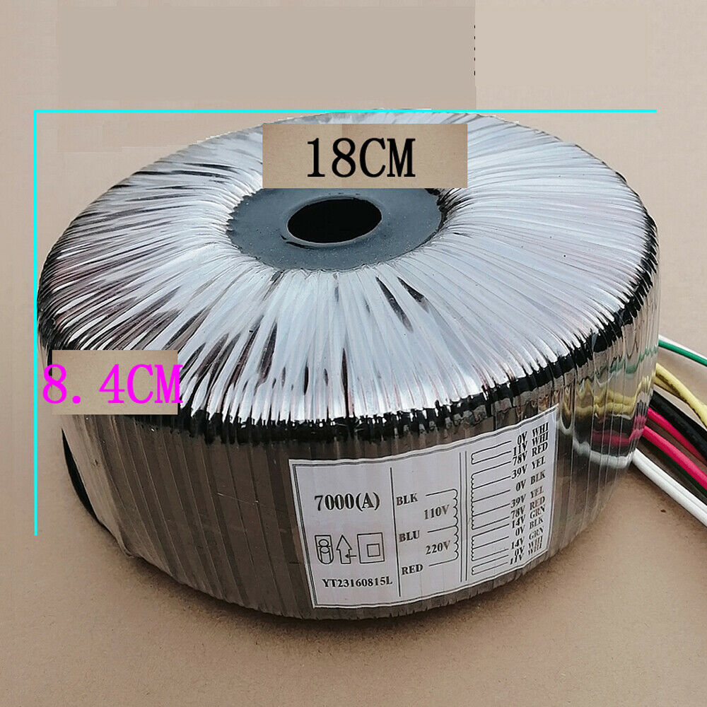 1500W Imported High Power Amplifier Audio Power Supply Toroidal Transformer