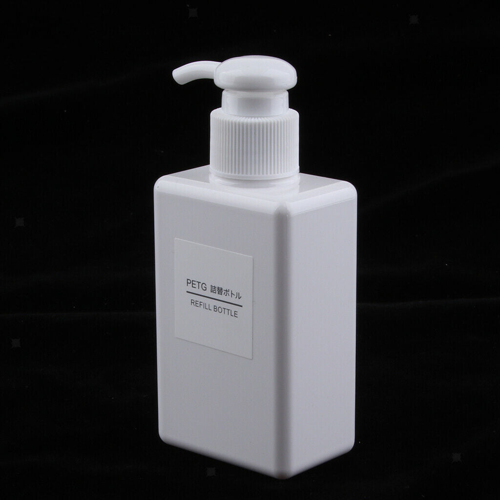 6Pcs Foaming Soap Dispenser Cosmetic Containers Bottle  White