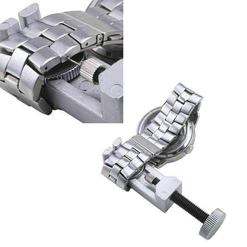 1*Metal Adjustable Watch Band Strap Bracelet Link Pin Remover Repair Tool Kit