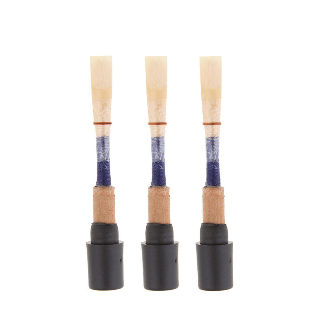 3 Pieces Oboe Reeds Medium Strength Oboe Reeds Instrument Accessories,Blue