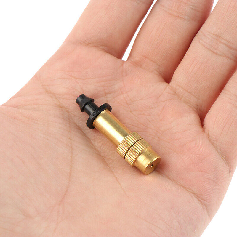1pcs Micro Drip Irrigation Misting Brass Nozzle Garden Spray Cooling Par.l8
