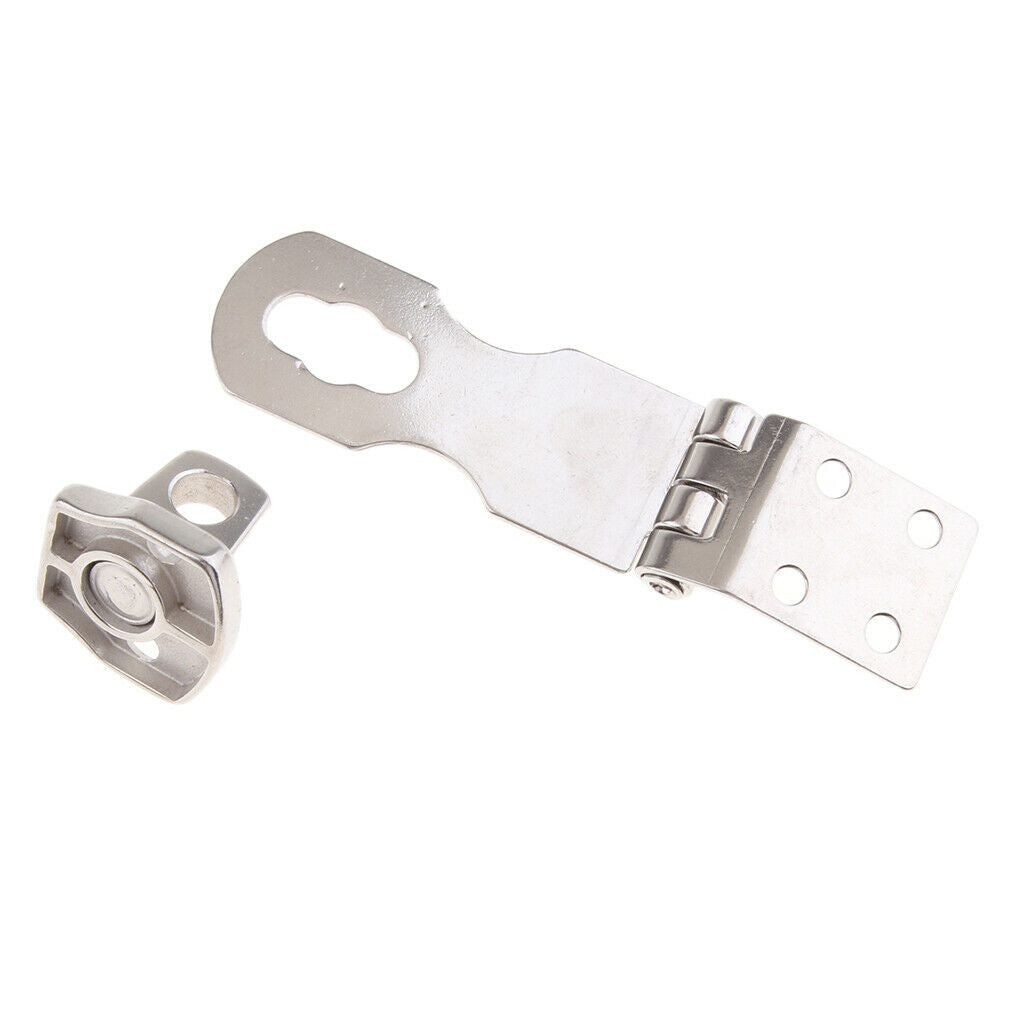 Steel Anti Theft Folding Door Door Lock Push Lock 63mm, 2pcs