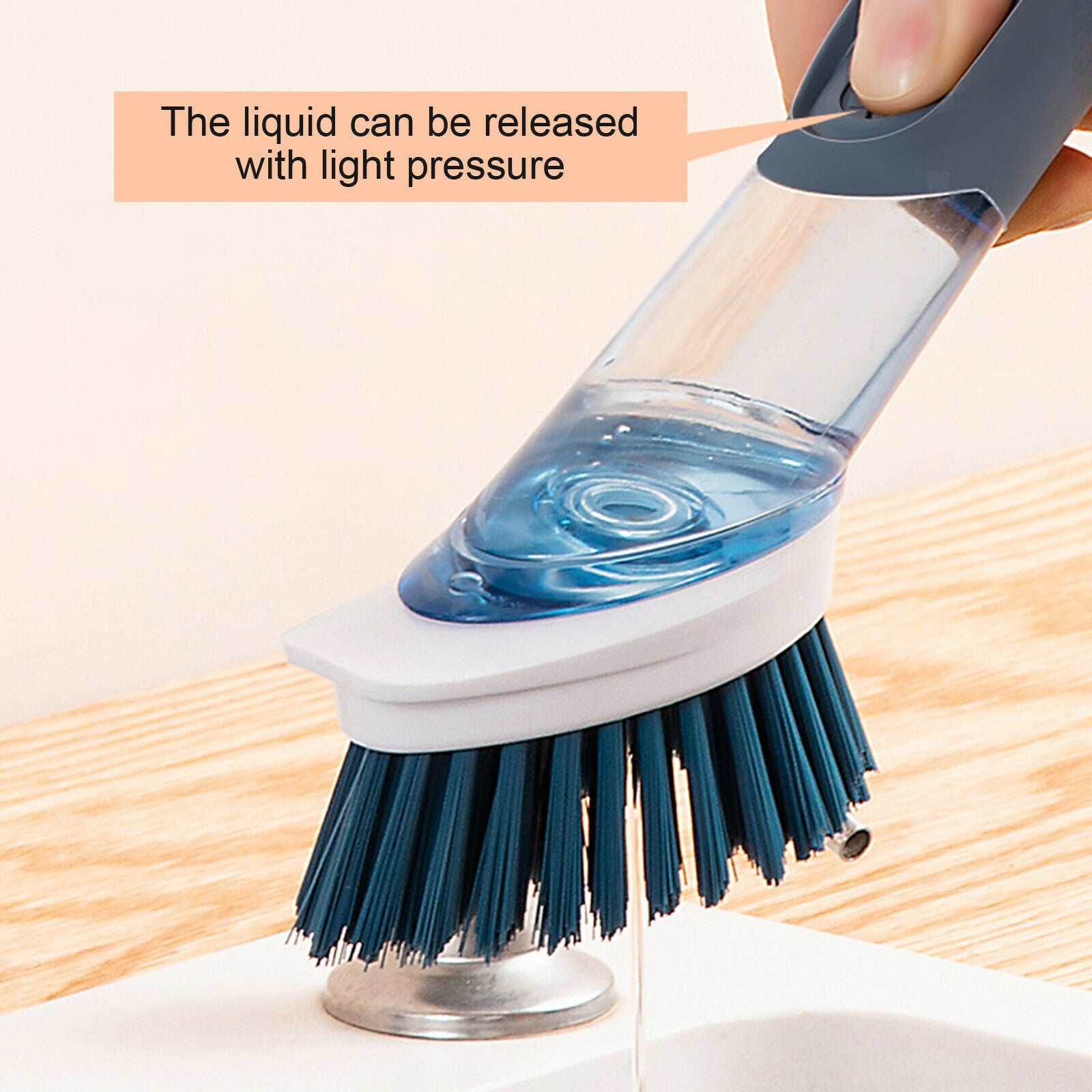 Cleaning Brush Set Dish Brush Bowl Scrubber Cleaning Sponge Drying Rack