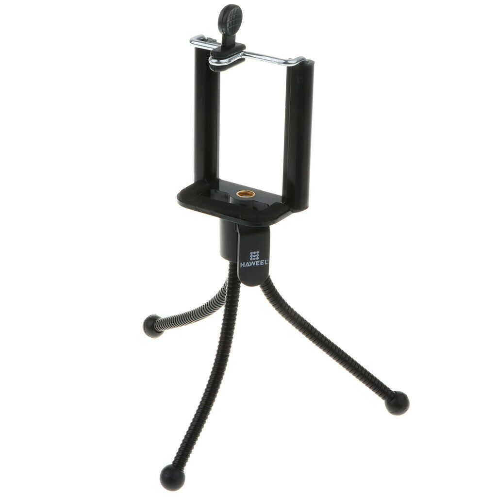 Universal Mini Tripod Flexible Octopus Tripod Holder Clip for Phone&Camera