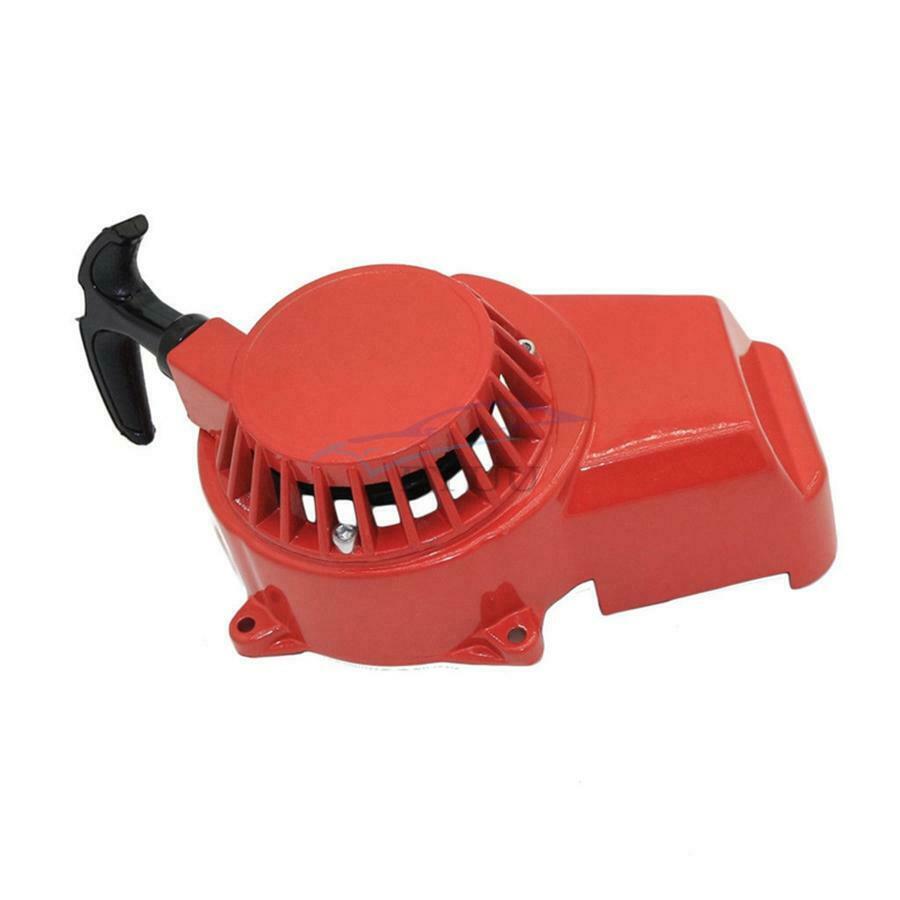 1x Red Metal Pull Starter 47cc 49cc For 2 Stroke Engine ATV Motorcycle Scooter