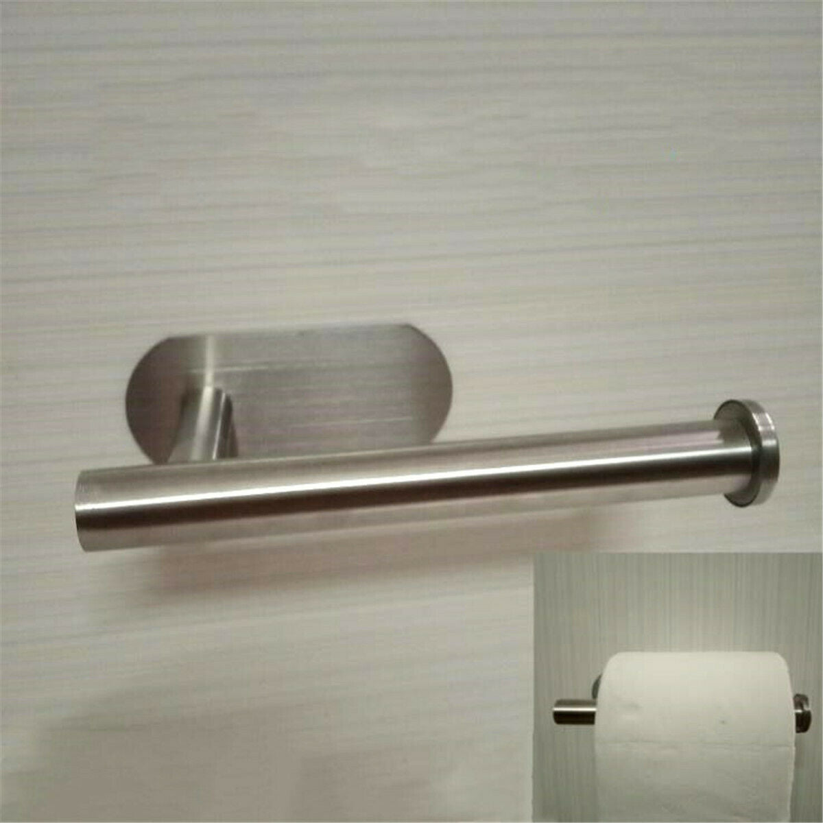 Toilet Roll Holder Self Adhesive Toilet Paper Holder For Bathroom Stick On Wall