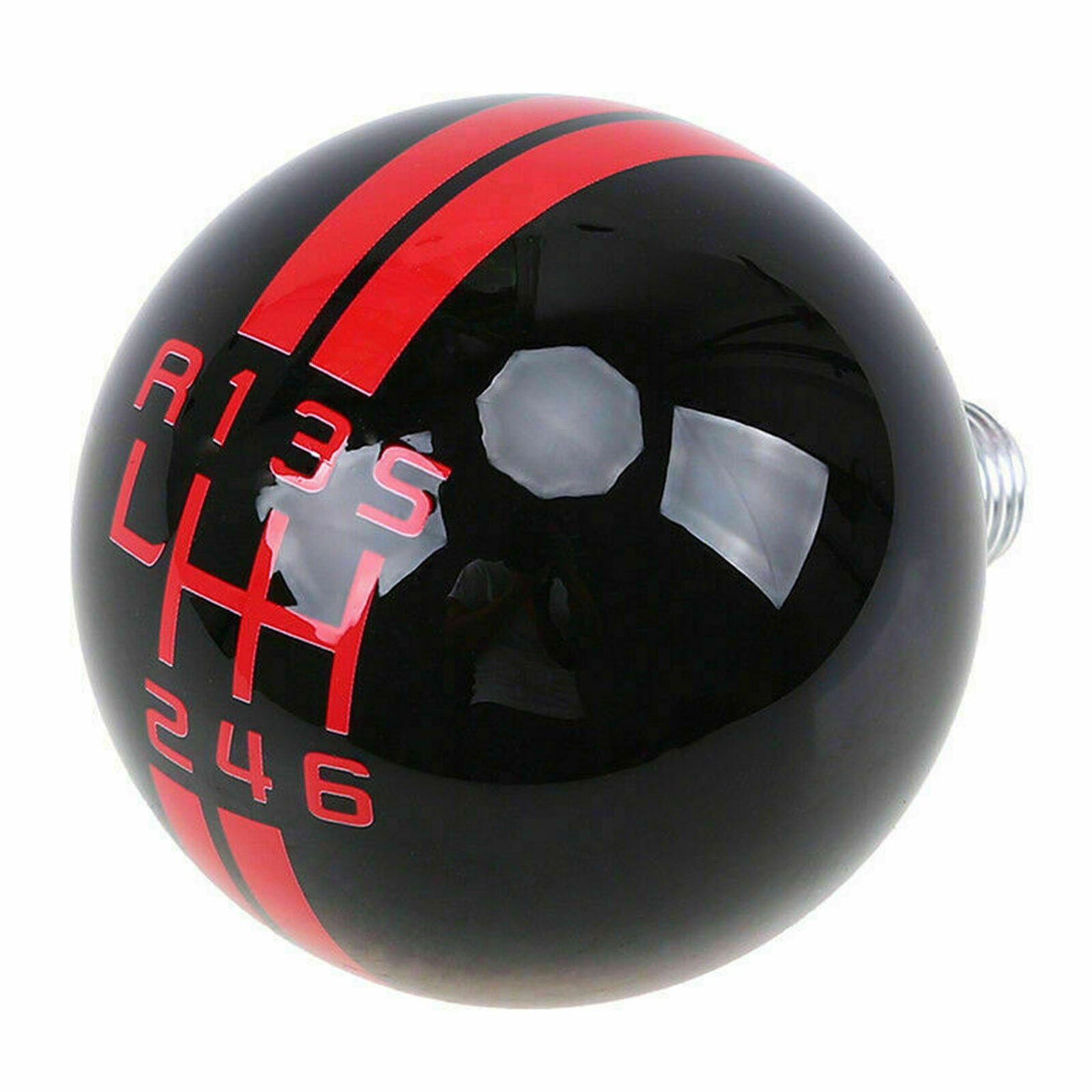 For Ford 6 Speed Round Ball Manual Gear Stick Shift Knob Shifter Lever Black