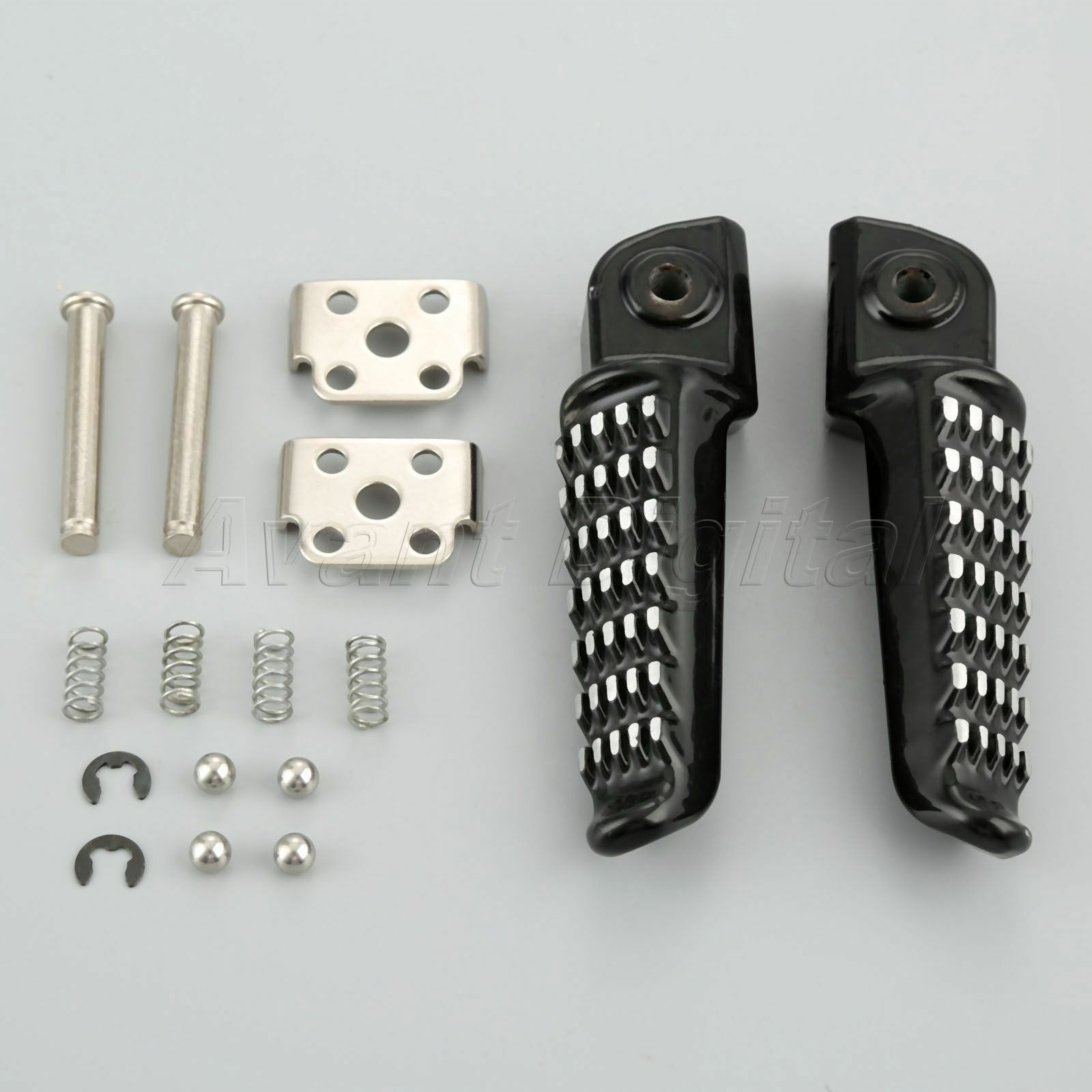1 Pair Rear Footrest Foot Pegs for Kawasaki ZX12R NINJA 2000 2006 2001 2002 2003