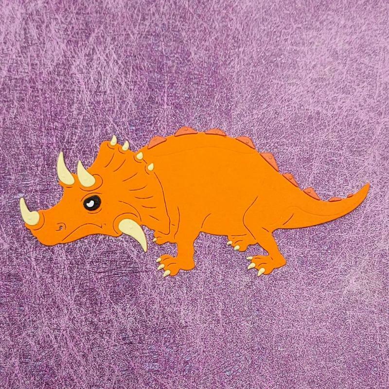 Triceratop Metal Cutting Dies Stencil DIY Scrapbooking Album Paper Card