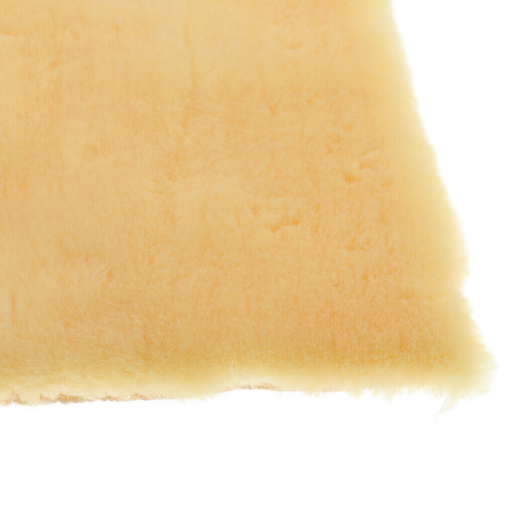 Non Slip Imitation Wool Fur Carpet Chair Cushion Bedroom Mat Square 50cm