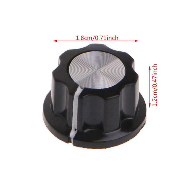 5 Pcs MF-A01 Potentiometer Knob Cap Inner 6mm Rotary Switch Bakelite WH118 WX050