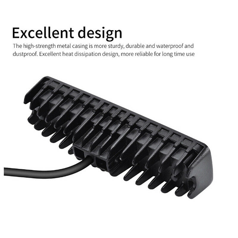 6'' 12V 48W 16 LED Work Light Flood Beam Bar Car SUV OffRoad Driving Fog LaA №BD