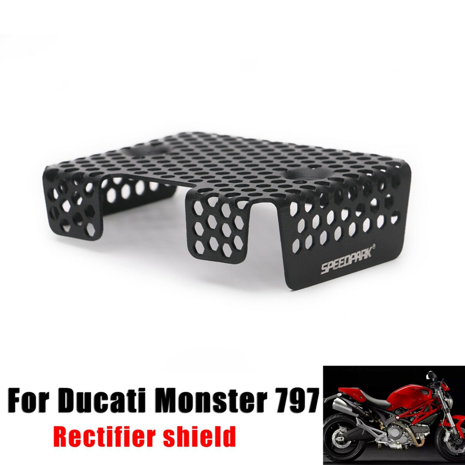Motor Radiator Grill Guard Cover Radiator Protector Fits For Monster 797/17-21