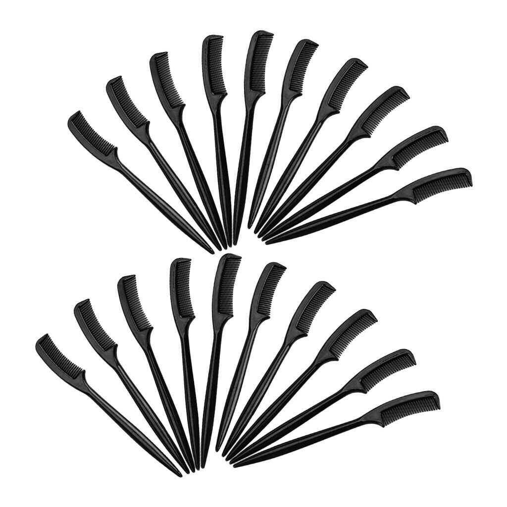 20 pieces mini eyebrow or eyelash comb disposable brushes for make-up -