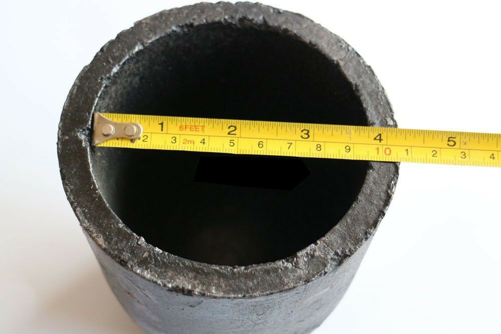 5kg Casting Clay Graphite Crucibles Refining Melting Copper Aluminium Brass ect