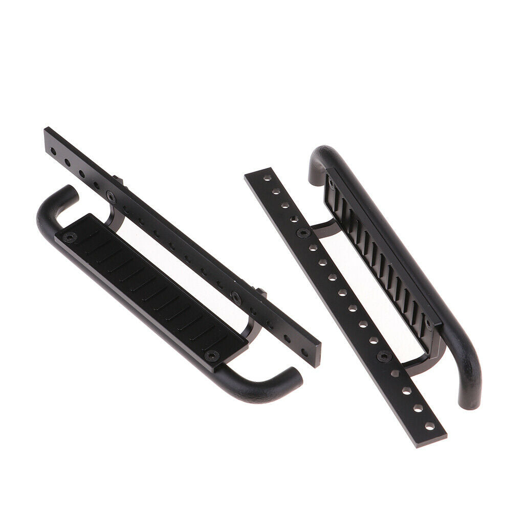 2 Pack Remote Control Car Metal Side Pedal Plate for   D90 1/10 RC Crawler