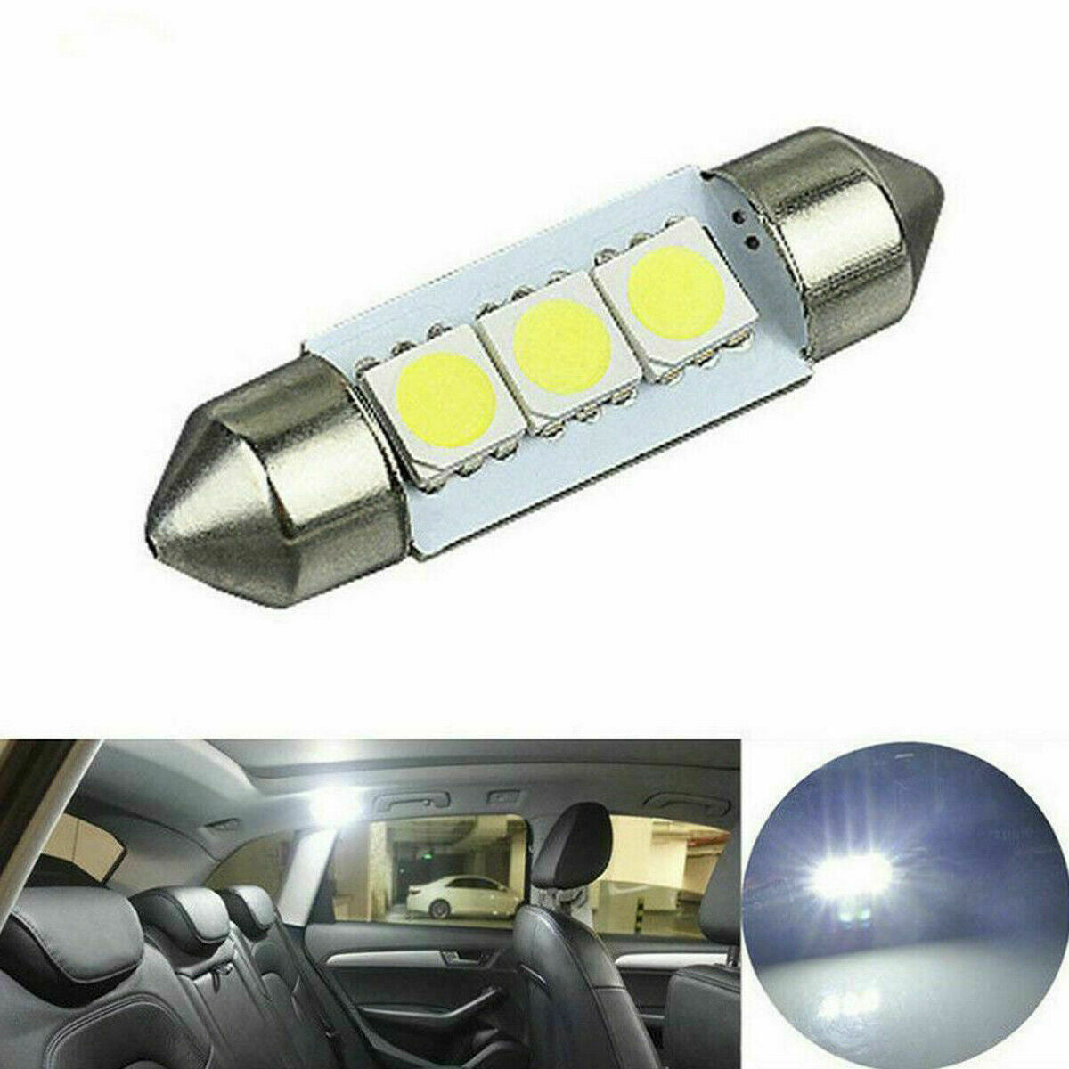 14 x Car Interior Package Map Dome License Plate Mixed LED Light Accessories Kit