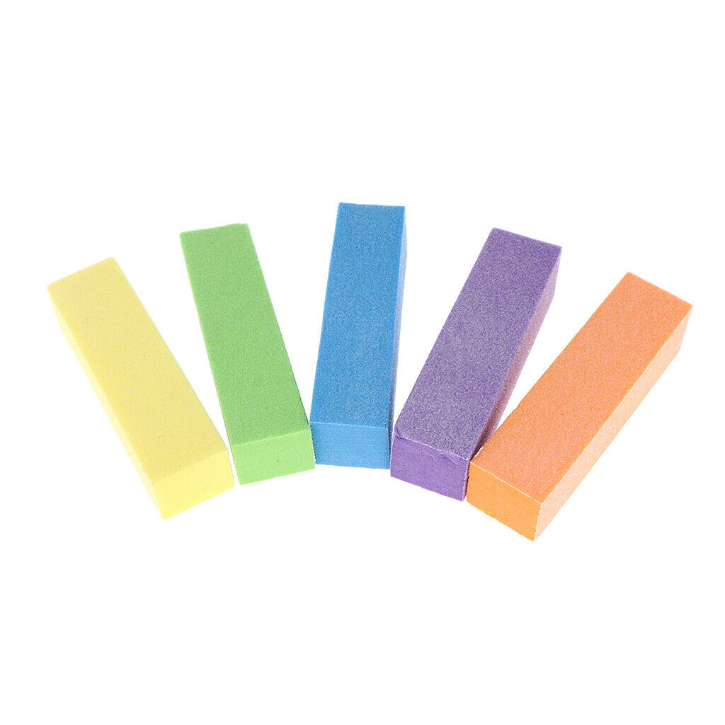 20x Rectangular Sanding Nail Polisher Polish Buffer Block Manicure Tools