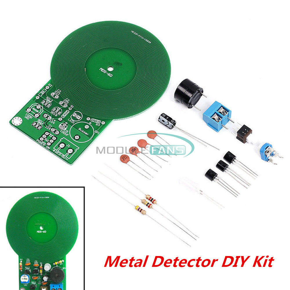 Metal Detector Kit 60mm DC 3V-5V Non-contact Electronic Kit Sensor Board DIY Kit