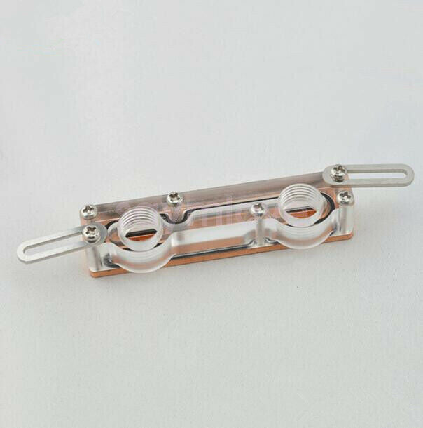 New 8cm VGA GPU Chipset Mosfet Water Cooling Block Acrylic + Cooper G1/4