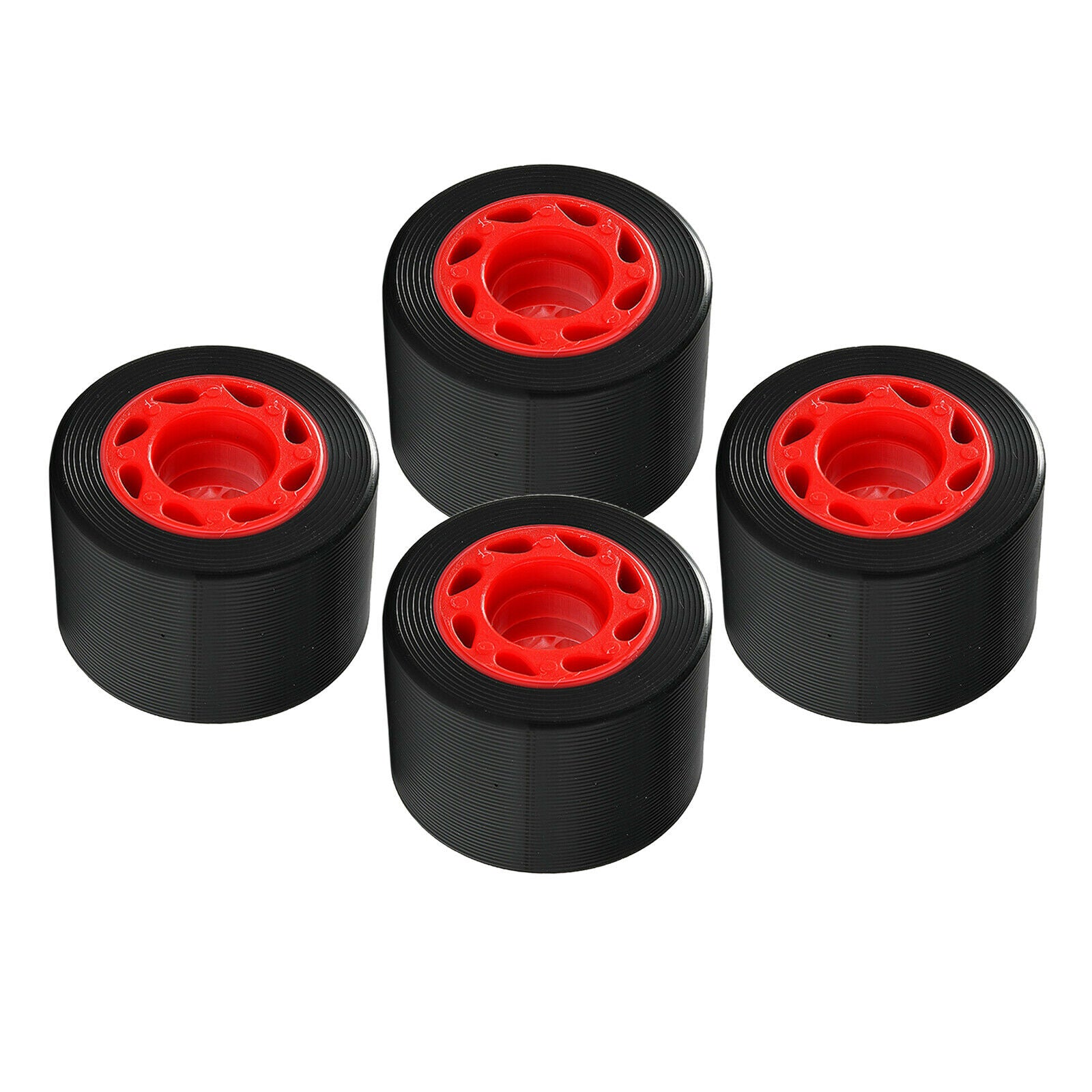 4x PU Skateboard Wheels High Elastic 84 Hardness Roller Skates Wheel Parts