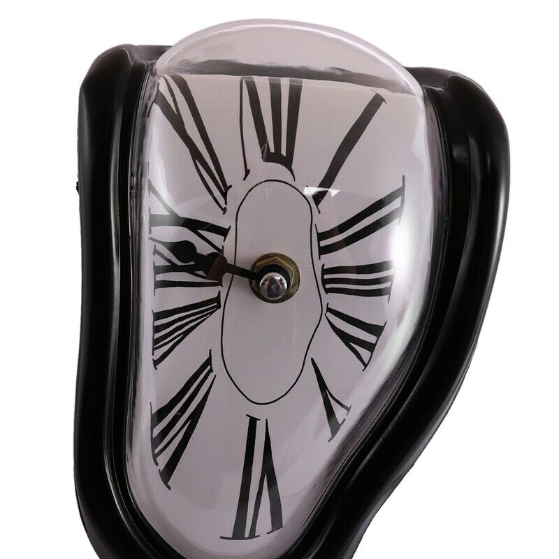 Surreal Melting Distorted Wall Clocks Surrealist Salvador Dali Style Wall WatcO9