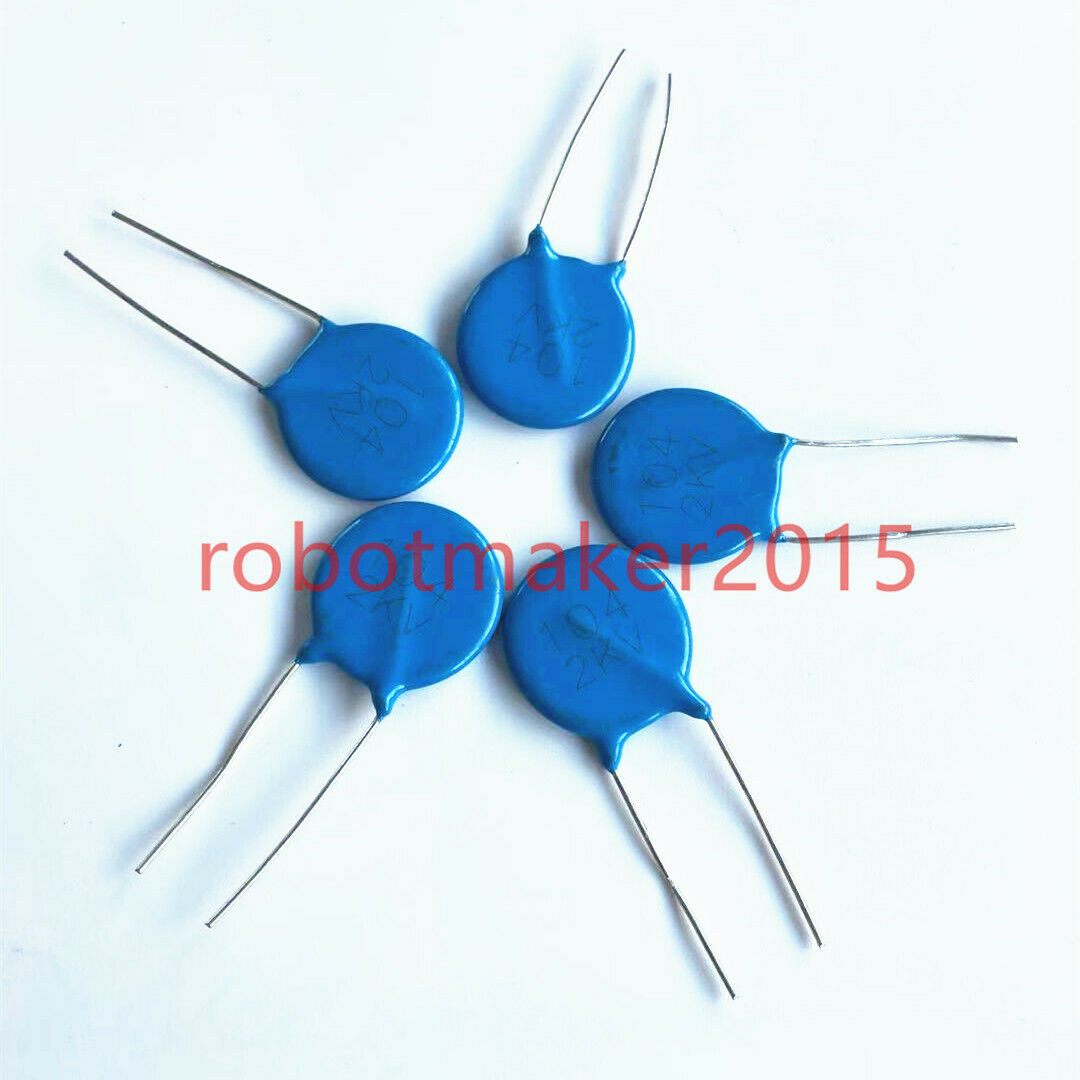 5Pcs 2KV 104 0.1UF 100NF High-voltage Ceramic Capacitors