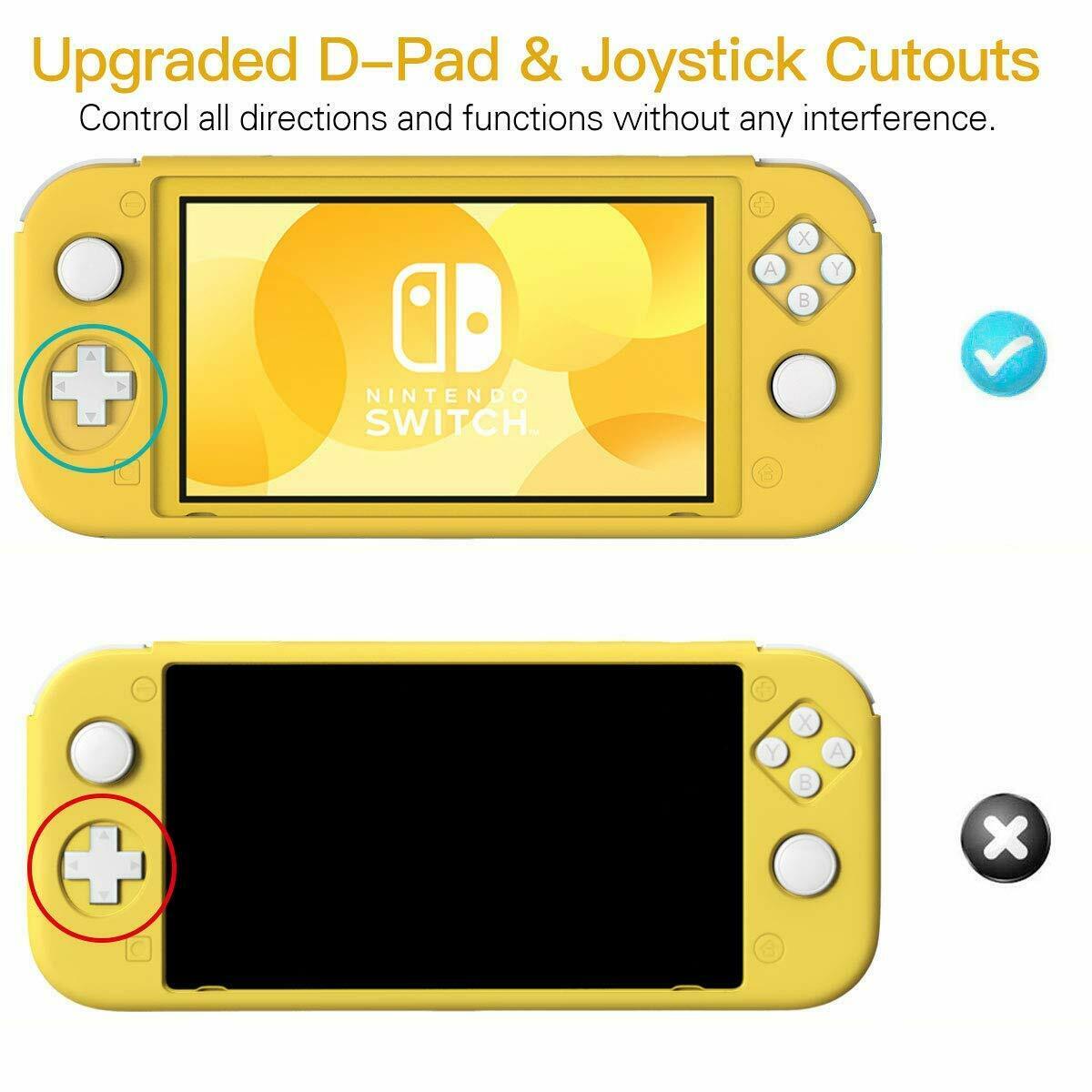 Full Body Protector Case for Nintendo Switch Lite Travel Cover Grip Yellow