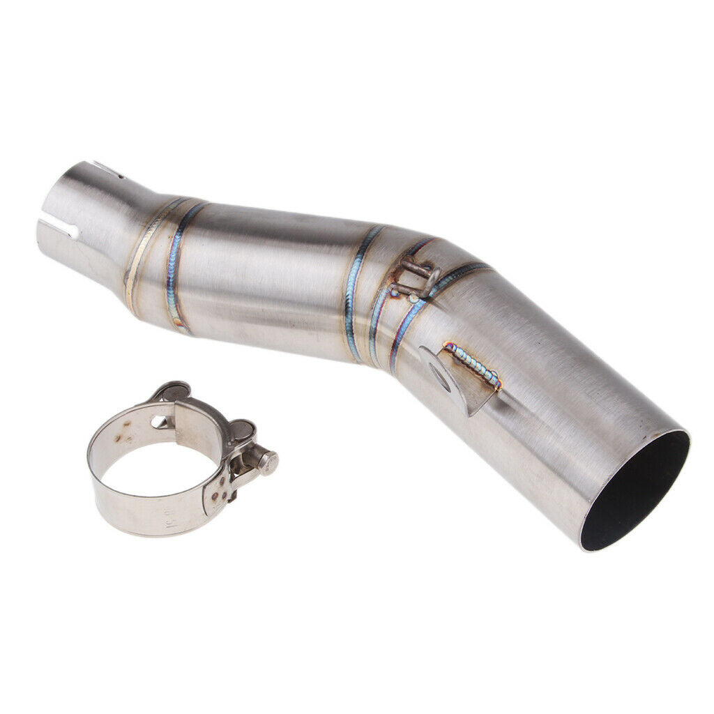 Stainless Steel Exhaust Middle Link Pipe for Yamaha R6 06-18