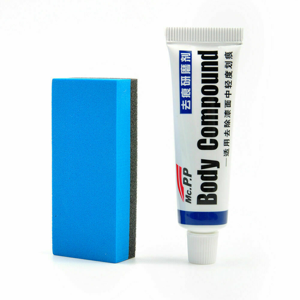 Car Scratch Repair Remover Car Paint Strong Decontamination Wax Abrasives+Sponge