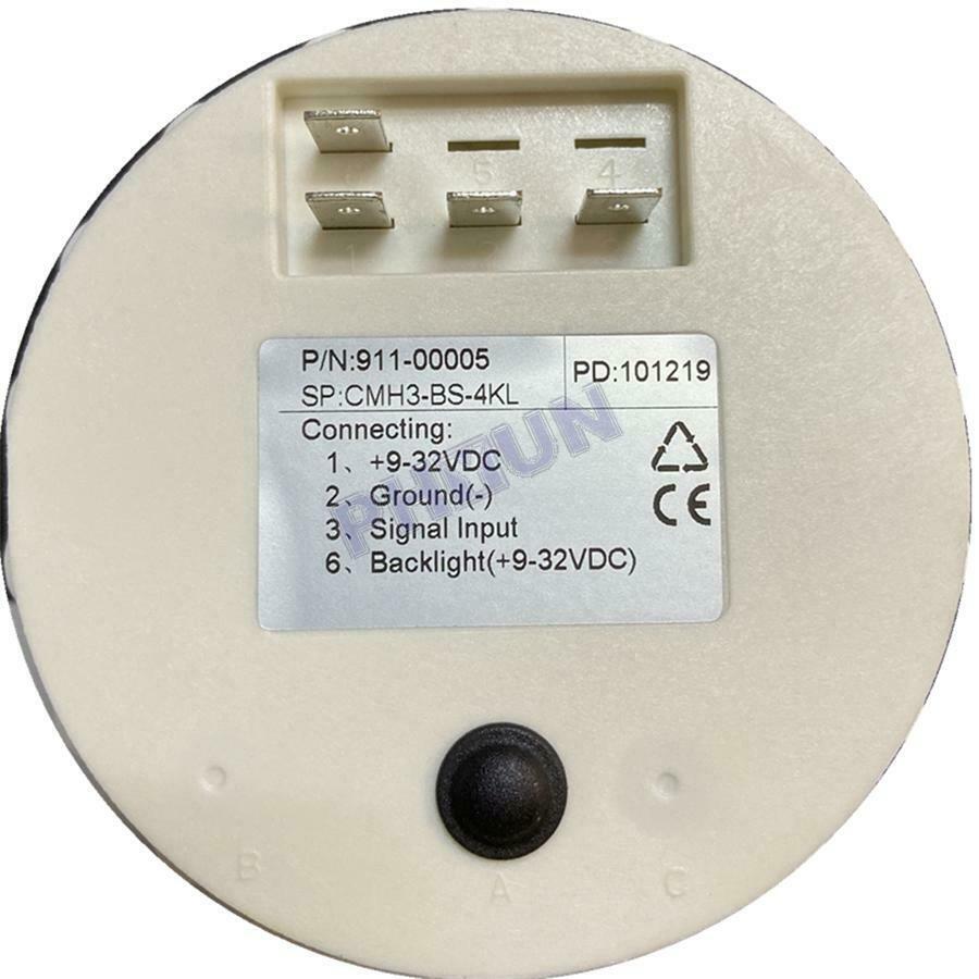 85mm Car Boat Tacho Gauge Meter Tachometer 0-8000 RPM Red LCD Display Waterproof
