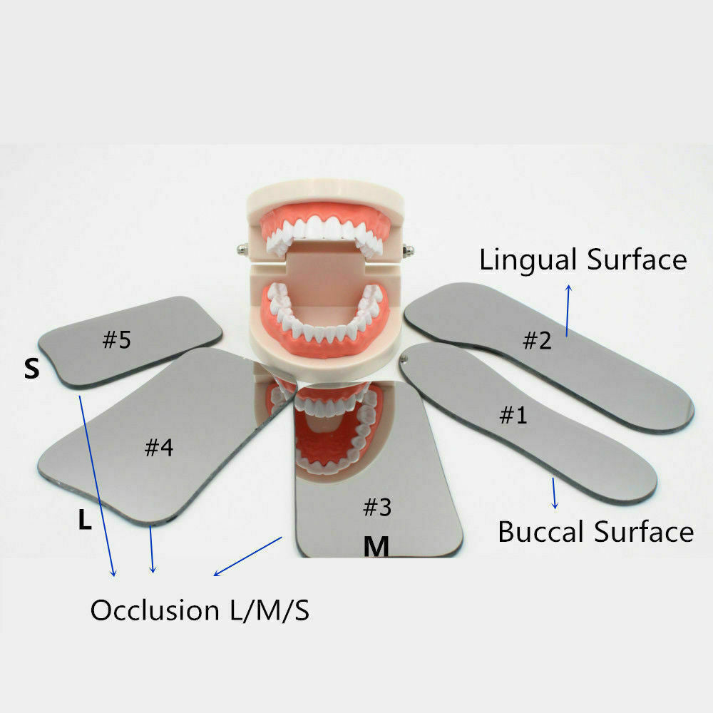 10 kits Dental Photo Mouth Mirrors Intraoral Photographic Reflector Mirror Glass