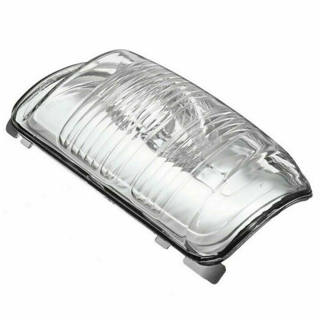 Pair Wing Mirror Indicator Lens Cover Case Clear For Ford Transit Mk8 2014-2020