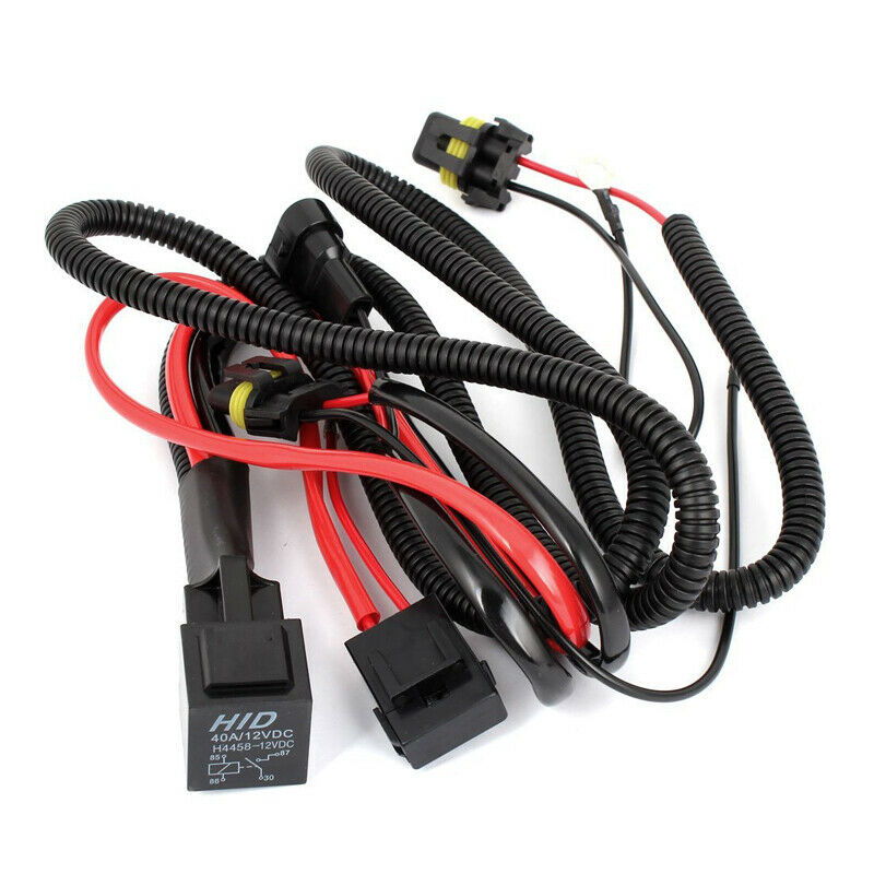 Xenon HID Conversion Relay Wi Harness H11 9005 9006 12V 40A Z1G4G4