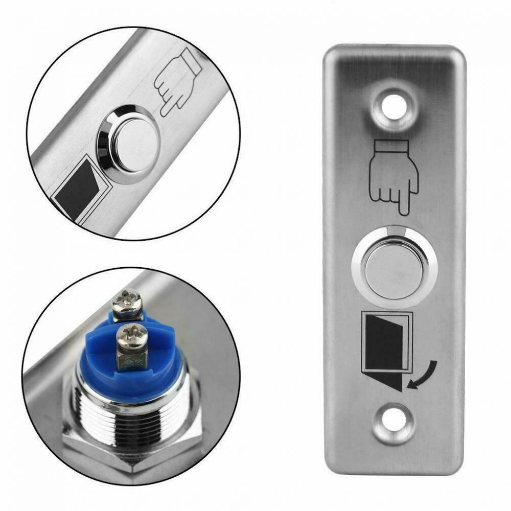 Electric Door Opener Stainless Steel Exit Release Push Button Switch