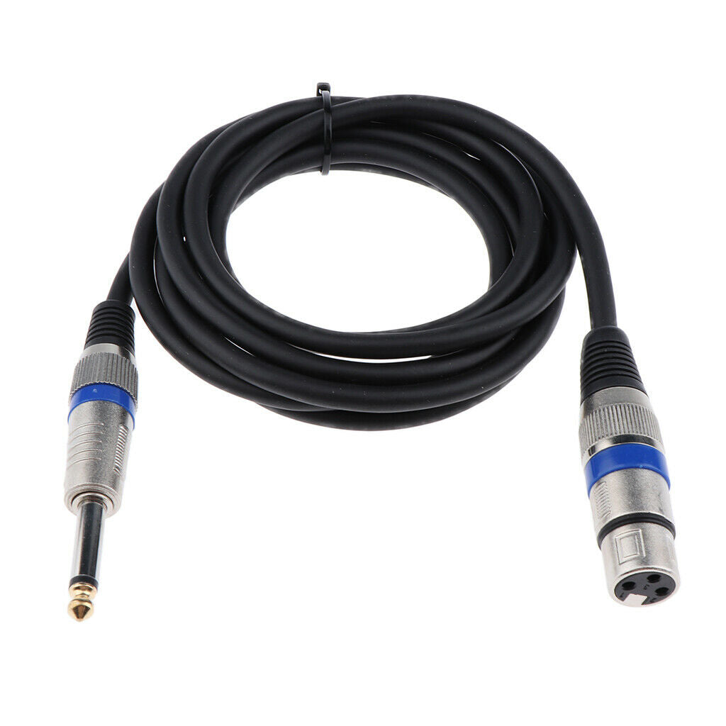 6.35mm Male to XLR Female Audio Cable Replacement for Speaker PC 200cm