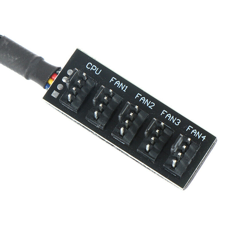 Host PC HUBPower Cable 1Female to 5Male 4Pin Splitter Cable for PWM Cooli.l8