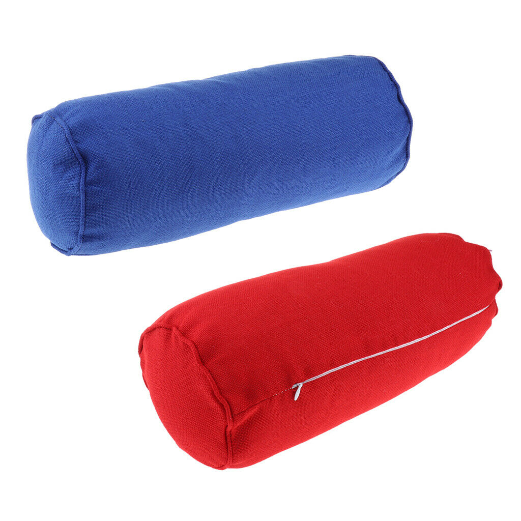 2X Orthopedic Neck Roll Pillow Round Cervical Lumbar Foot Support Pillow