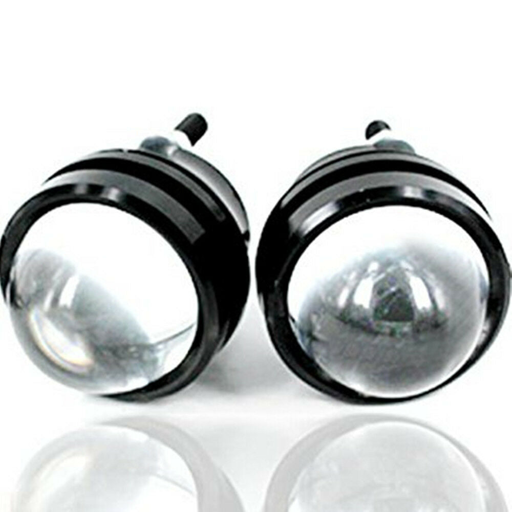 2 Pcs High Power Fish Eye LED Projector Fog Light Xenon White 5W  DRL Lamps