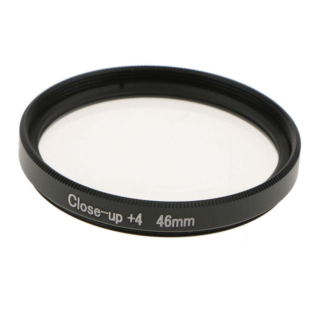 Filter Ring +4 Macro Lens Made of Optical Glass for DSLR -46mm