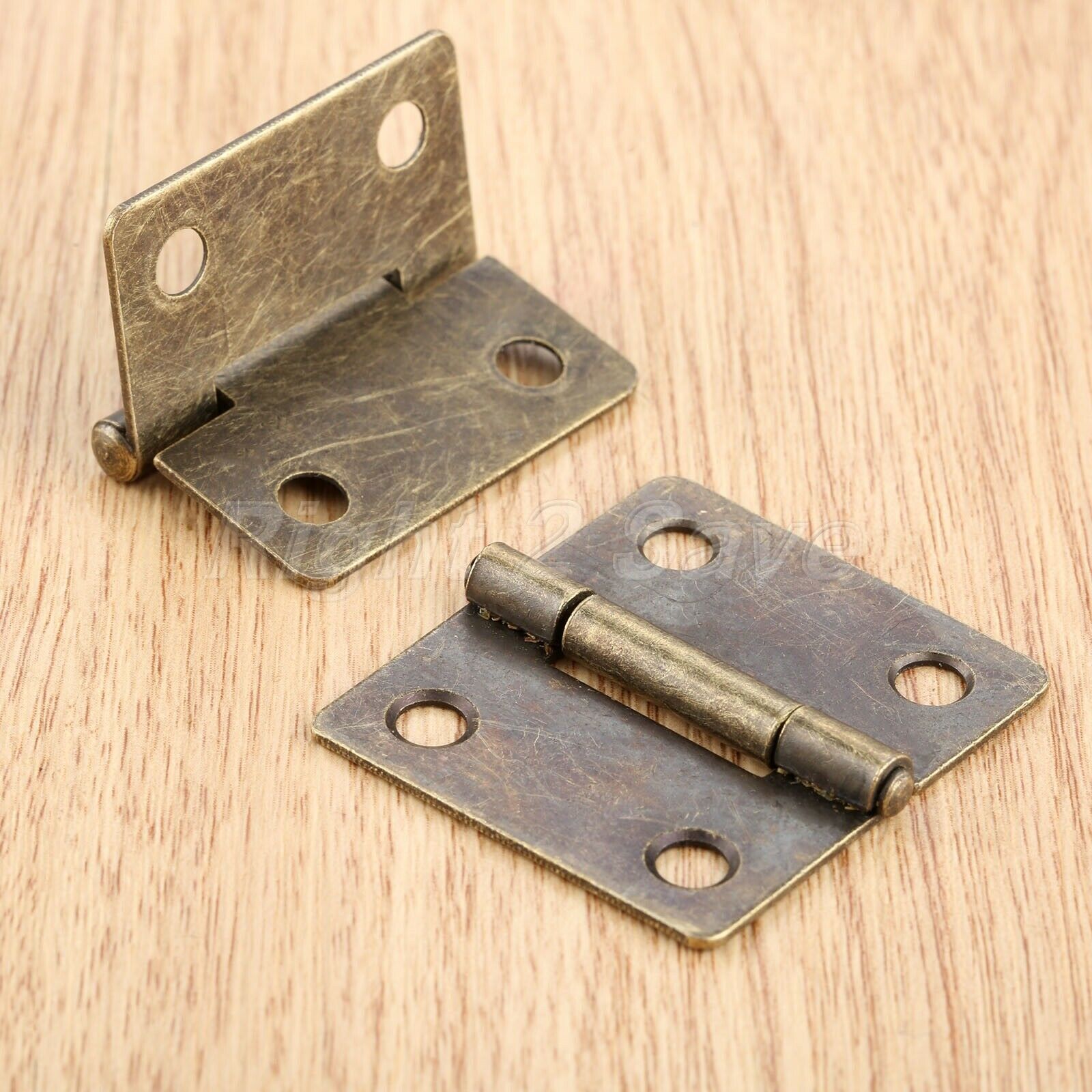 2pcs Furniture Door Hinges Cupboard Wardrobe Cabinet Hinges Hardware 38mm*34mm